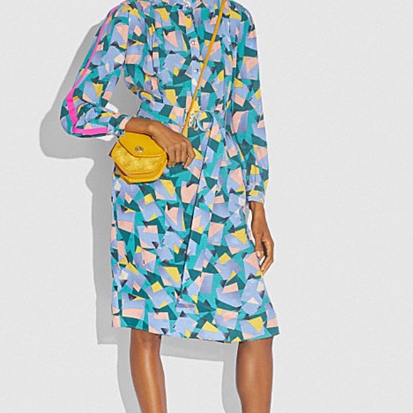 Coach turnlock flap pouch 15 - Picture 5 of 7